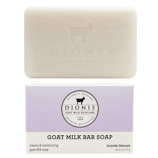 Dionis Goat Milk Skincare 6oz Lavender Blossom Scented Hand & Body Bar Soap - Moisturize, Restore, for All Skin Types, Non Greasy, No Residue Beauty & Personal Care Dionis