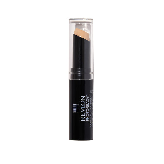 Revlon Concealer Stick, PhotoReady Face Makeup for All Skin Types, Longwear Medium- Full Coverage with Creamy Finish, Lightweight Formula, 002 Light