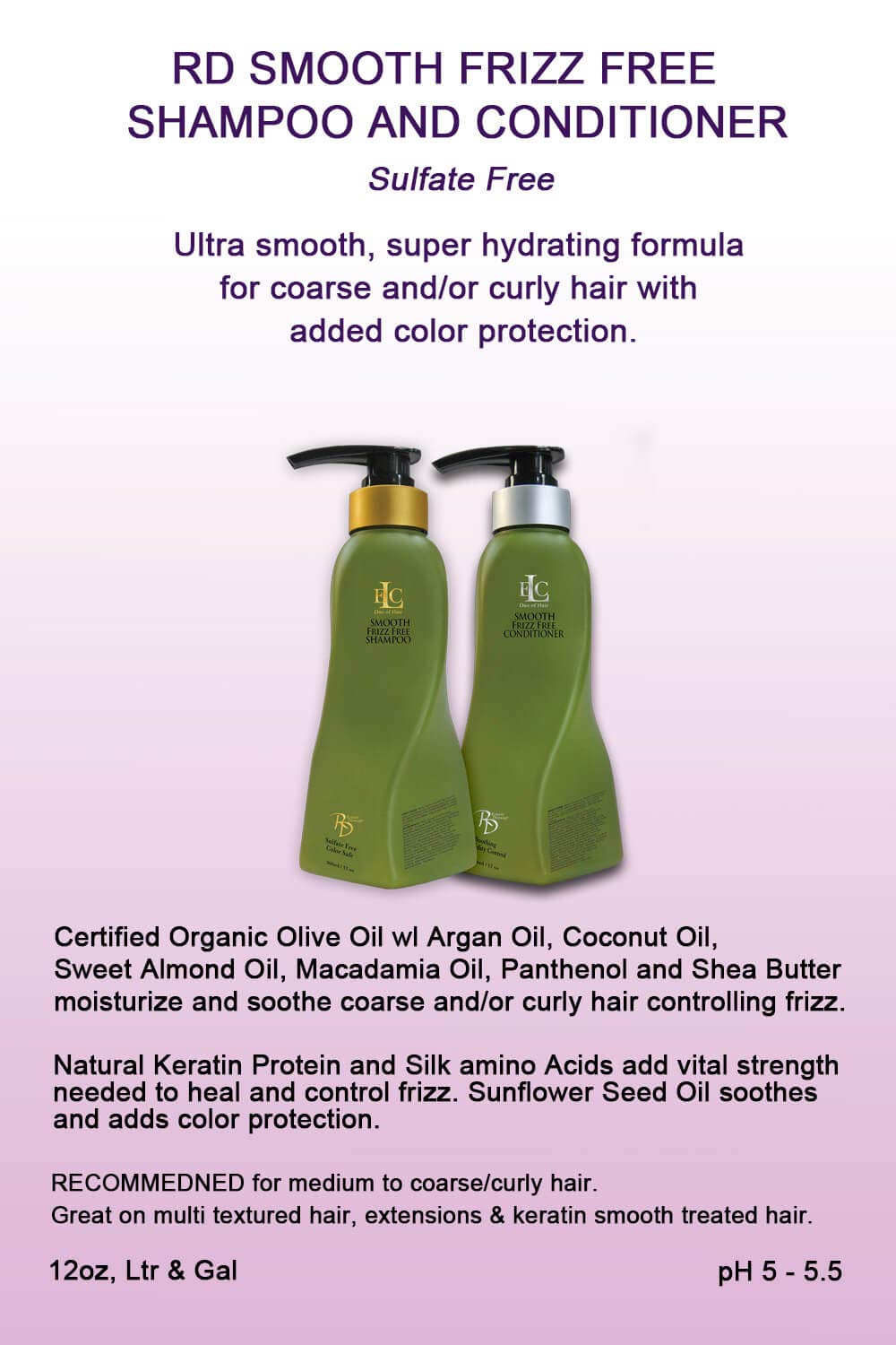 ELC Dao of Hair Smooth Frizz Free Conditioner 12 oz / 360 ml
