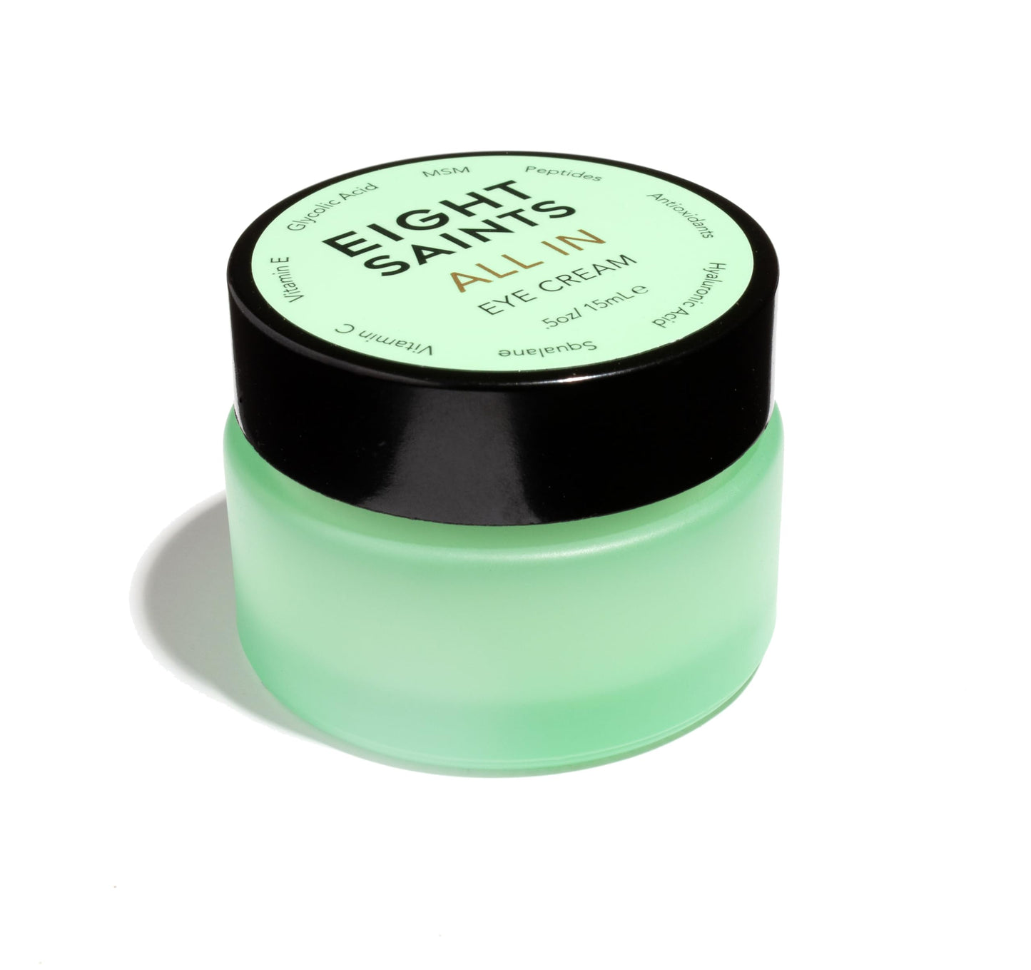Eight Saints Skin Care All In Eye Cream, Natural and Organic Anti Aging Under Eye Cream to Reduce Puffiness, Wrinkles, and Under Eye Bags, Dark