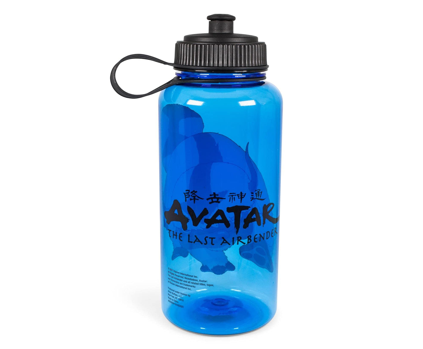 Avatar: The Last Airbender Appa Paw Up 33-Ounce Sports Water Bottle | BPA-Free Plastic Water Jug With Spout Lid | Hydration For Outdoor Activities