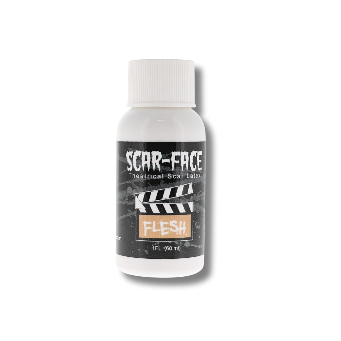 Flesh Scar Face Theatrical Liquid Latex 1 oz - Body Paint, Ammonia Free Ideal for Art, Halloween, Theater, Parties, and Cosplay