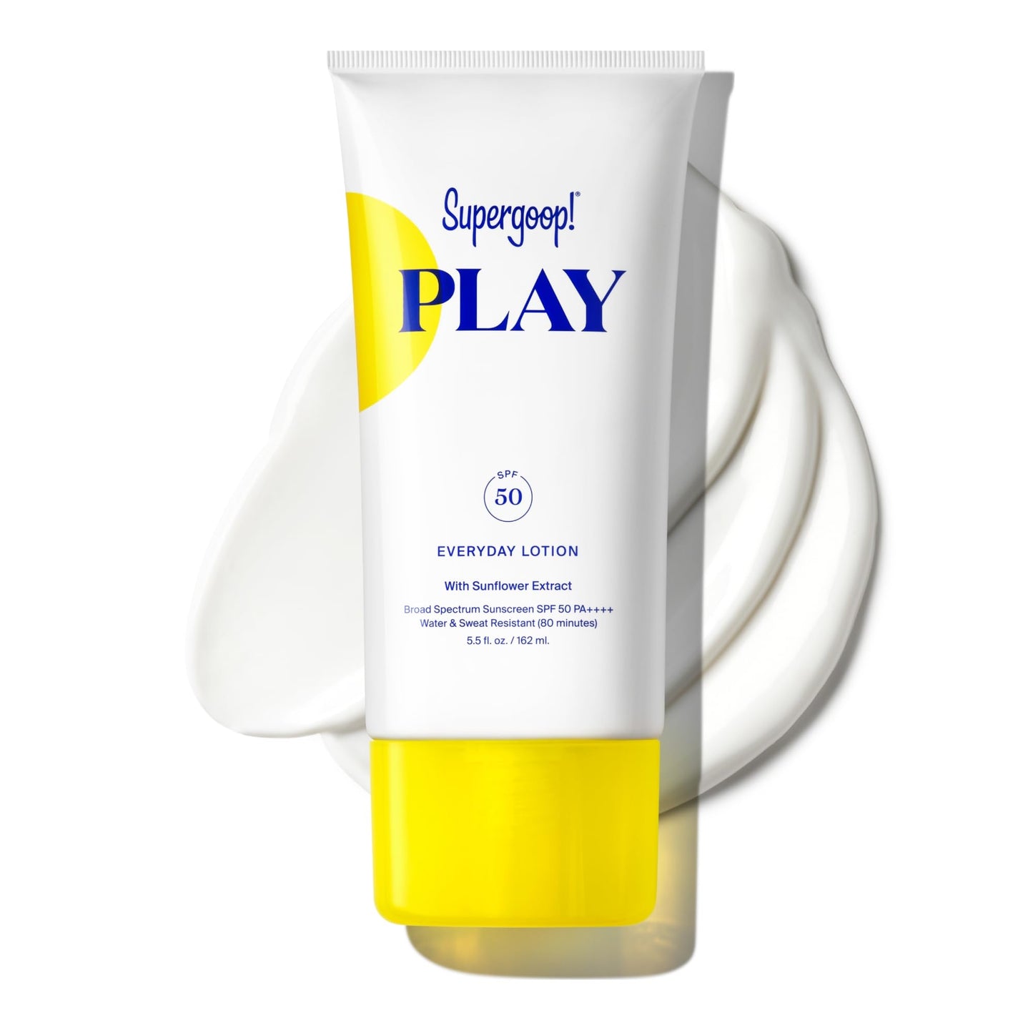 Supergoop! PLAY Everyday Lotion SPF 50 - Broad Spectrum Body & Face Sunscreen - Great for Active Days - Fast Absorbing, Water & Sweat Resistant - 5.5