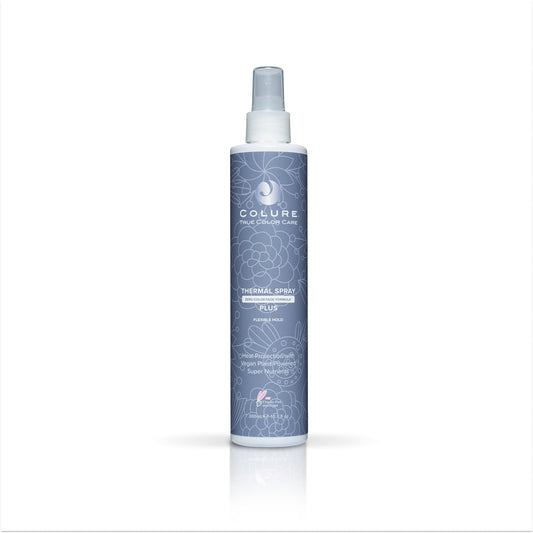 COLURE Thermal Spray Plus 10 oz - Aerosol Free Heat Protectant and Volumizing Setting Spray for Lift and Flexible Hold