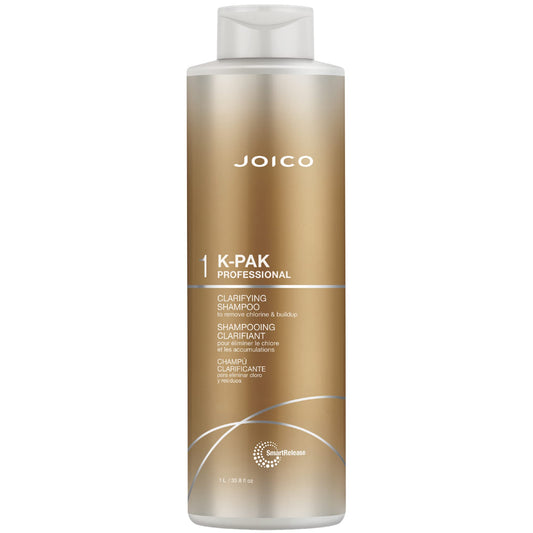 K-PAK Daily Clarifying Shampoo to Remove Chlorine & Buildup | For Damaged Hair | Repair & Prevent Breakage | Boost Shine | With Keratin & Guajava