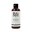 BULLDOG Skincare Original Beard Shampoo & Conditioner, Men's Grooming, Beard Moisturiser for Softer, Supple Beards, 200ml