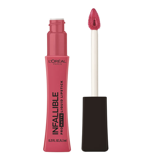 L’Oréal Paris Infallible Pro Matte Liquid Lipstick, Long-Lasting Intense Matte Color, Up to 16HR Wear, highly pigmented, full coverage liquid