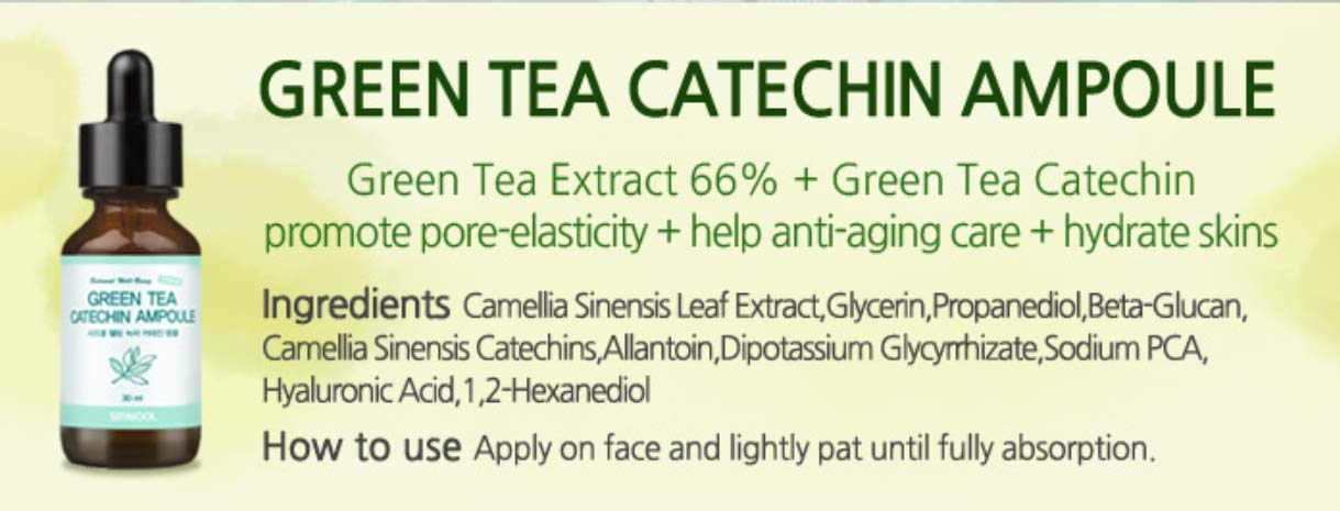 Sidmool SIDMOOL Green Tea Catechin Ampoule For Skin that is getting dry and losing elasticity over time-30ml