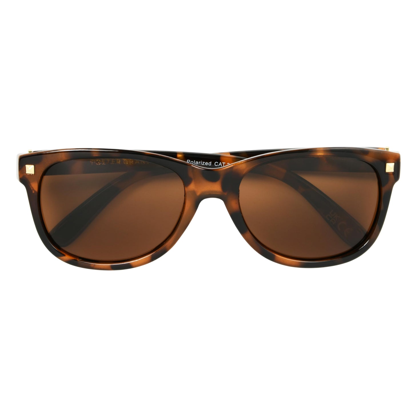 Foster Grant Sutton Polarized Sunglasses For Women, Brown Tortoise Shell Sunglasses