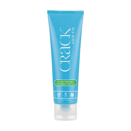 Crack HAIR FIX Styling Treatment - Multi-Tasking, Anti-Frizz, Leave-In Styling Cream with Protection from Humidity, Chlorine, Heat Treatments & Sun, 3
