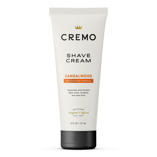 Cremo Sandalwood Shave Cream, Astonishingly Superior Ultra-Slick Shaving Cream for Men, Fights Nicks, Cuts and Razor Burn, 6 Fl Oz Beauty and Personal Care Cremo