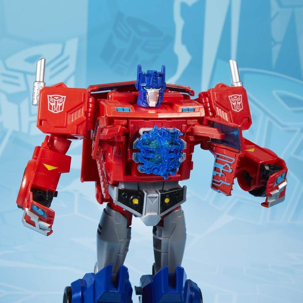 Transformers Toys Optimus Prime Cyberverse Ultimate Class Action Figure - Repeatable Matrix Mega Shot Action Attack Move - Toys for Kids 6 & Up, 11.5"