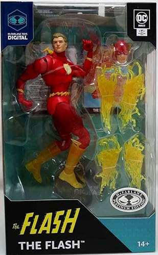 McFarlane Toys DC Direct Digital 7 Inch Action Figure Wave 3 Exclusive - The Flash Platinum