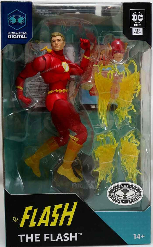 McFarlane Toys DC Direct Digital 7 Inch Action Figure Wave 3 Exclusive - The Flash Platinum