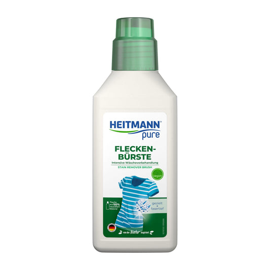 HEITMANN pure Vegan Stain Brush 250ml (8.45 oz) - Stain Remover with Vegetable Soap | Made in Germany Beauty & Personal Care HEITMANN pure