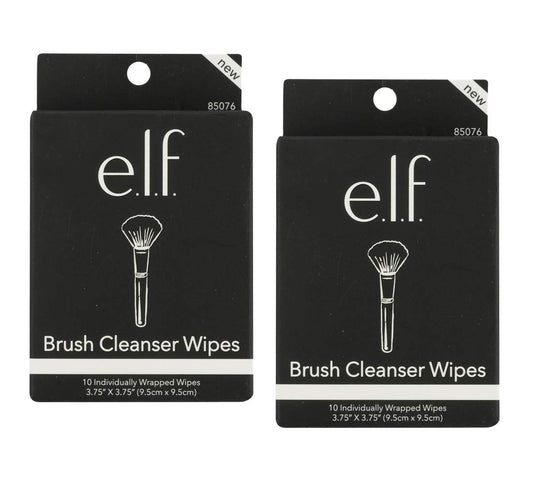 Pack of 2 e.l.f. Brush Cleanser Wipes, 85076