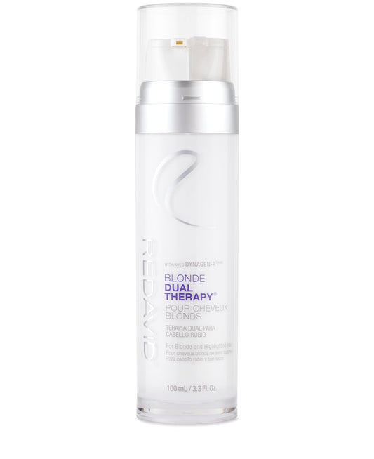 Redavid Blonde Dual Therapy Treatment - 2-Part Leave-in Toner and Repair System, Purple Pigment, Hair Strengthening, For Blonde and Highlighted Hair