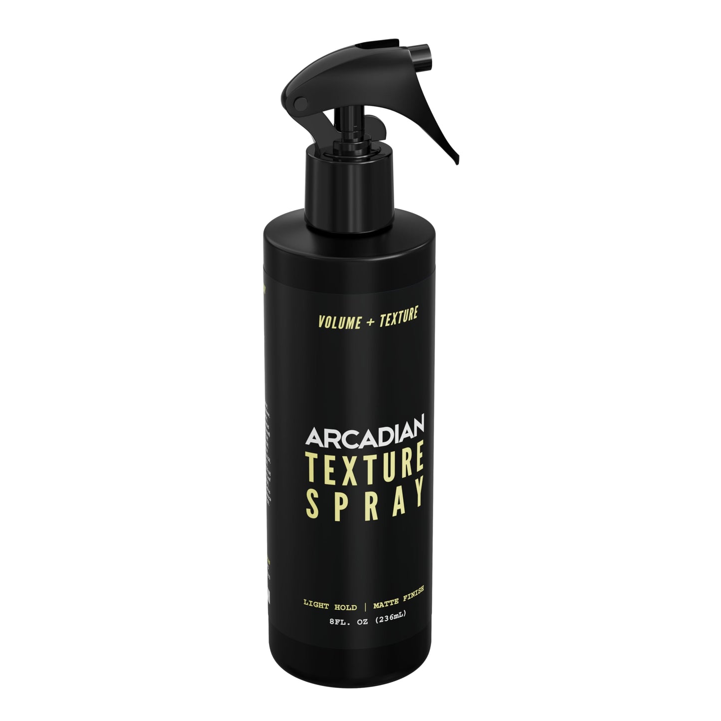 Arcadian Texture Spray - Volumizing Pre-Styler & Finisher with Aloe, Tea Tree & Peach Kernel Oil - Matte Finish, Lightweight Hold - 8 oz