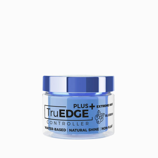 NICKA K NEW YORK Tyche TruEDGE Plus Controller - 100ml / 3.38 fl oz - Water-Based, Black Castor Oil & Hemp Seed Oil - Long-Lasting Hold, Non-Flaky