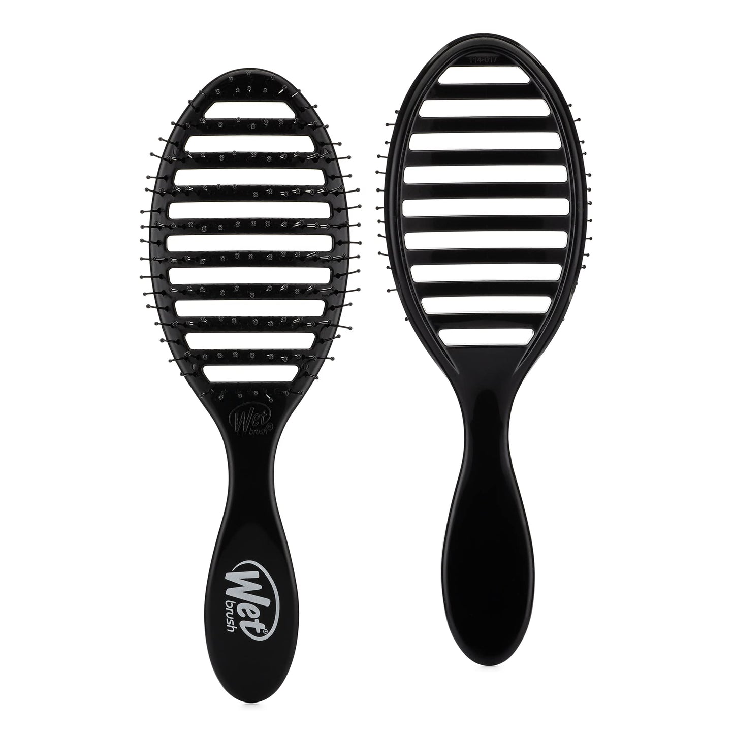 Wet Brush Speed Dry Hair Brush, Gravel (Terrain Textures) - Vented Design and Ultra Soft HeatFlex Bristles Are Blow Dry Safe With Ergonomic Handle