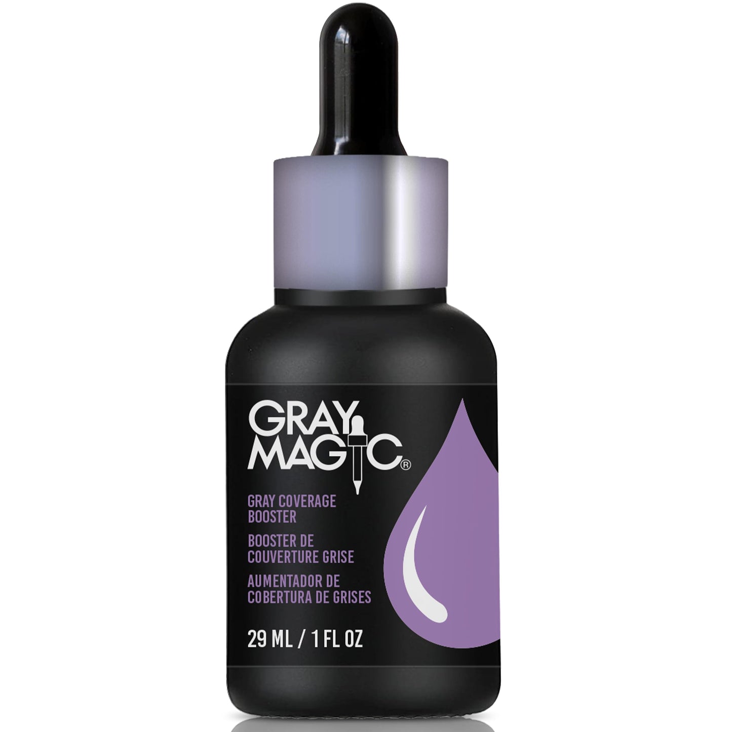 Ardell Gray Magic Color Additive for Hair Dye - Anti-Fade Gray Hair Coverage Booster Drops, Long-Lasting Hair Color Enhancer, 1 oz
