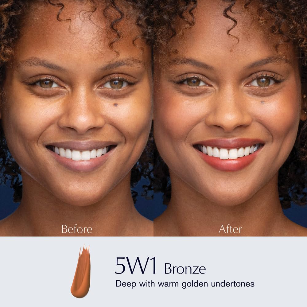 Estée Lauder Double Wear Stay-in-Place 24-Hour Long-Wear Matte Foundation Makeup, 1 Fl Oz, 5W1 Bronze