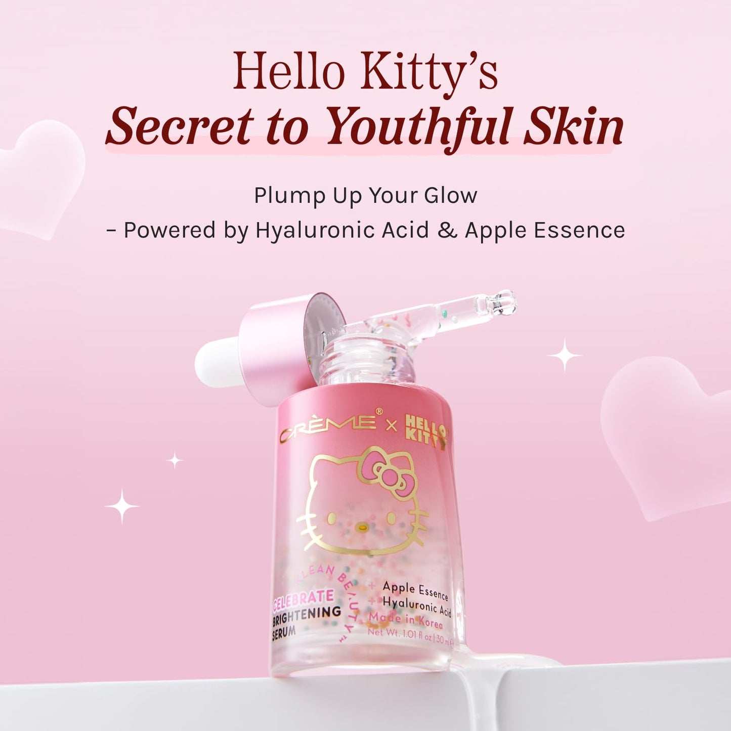 The Crème Shop x Hello Kitty Celebrate Brightening Serum - Klean Beauty, 2.9 Fl Oz, 1
