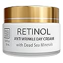 Dead Sea Collection Day Cream for Face with 2% Retinol, Dead Sea Minerals, and Vitamin E - Anti Aging Nourishing Skin Care Moisturizer to Reduce