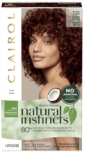 Clairol Natural Instincts Hair Color, [5R] Medium Auburn 1 Each (Pack of 5) Beauty & Personal Care Clairol