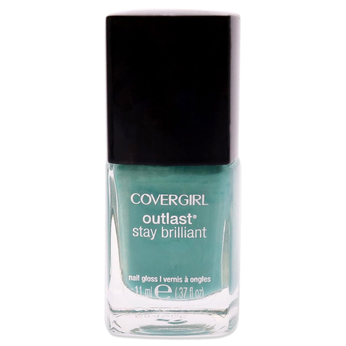 Covergirl Outlast Stay Brilliant Nail Gloss, Mint Mojito 285, 0.37 Ounce Beauty & Personal Care COVERGIRL