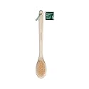 EcoTools Bath Bristle Brush, Bath Brush with Long Handle, Cleanse Back & Hard-to-Reach Areas, Eco Friendly Shower Brush for Exfoliating, Cruelty Free