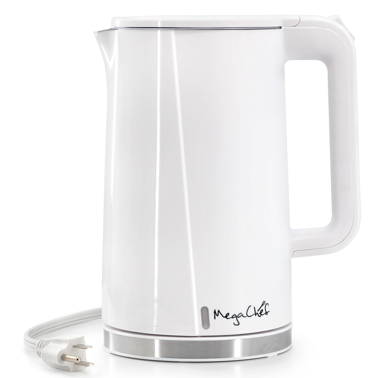 MegaChef 1.7 Quart Double Wall Insulated Stainless Steel Electric Watter Boiler/Tea Kettle