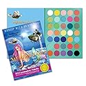 Rude Cosmetics Merfantasia 35 Eyeshadows Palette - Book 8 for Women - 1.34 oz Eye Shadow