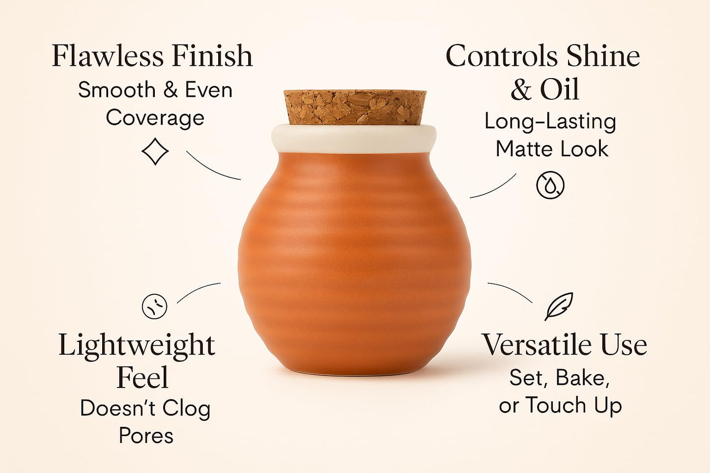 Indian Earth - Original Makeup Powder - 5 g Jar