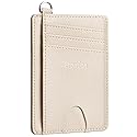 EcoVision Slim Minimalist Front Pocket Wallet, RFID Blocking Credit Card Holder Wallet with Detachable D-Shackle for Men Women