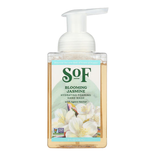 South Of France SoF Hydrating Foaming Hand Wash - With Organic Agave Nectar & Coconut Oil- Vegan & Non GMO- Free From Phthalates, Sulfates & Parabens