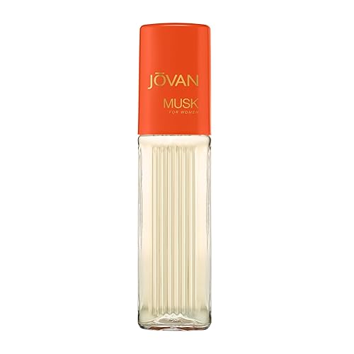 Jovan Musk for Women Eau de Cologne Spray 2 fl oz (Pack of 1), Notes of Jasmine, Amber, and Neroli, Women's Fragrance, Long Lasting, Everyday
