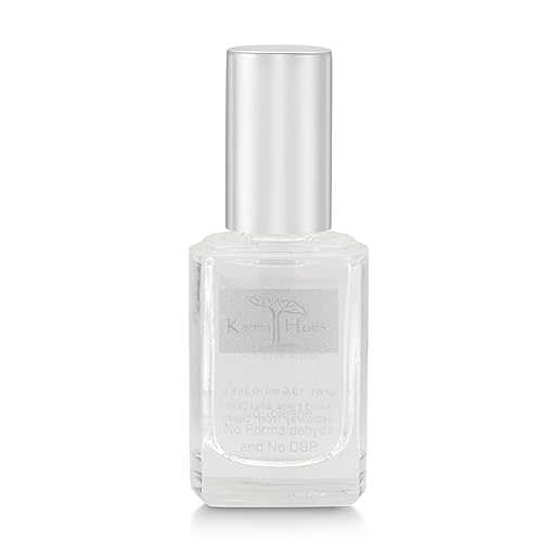 karma organic Gel Top Coat Nail Polish 0.43 FL oz, UV Shine Finish Quick Dry, No Wipe Nail Lacquer, Long Lasting No Chip Top Coat