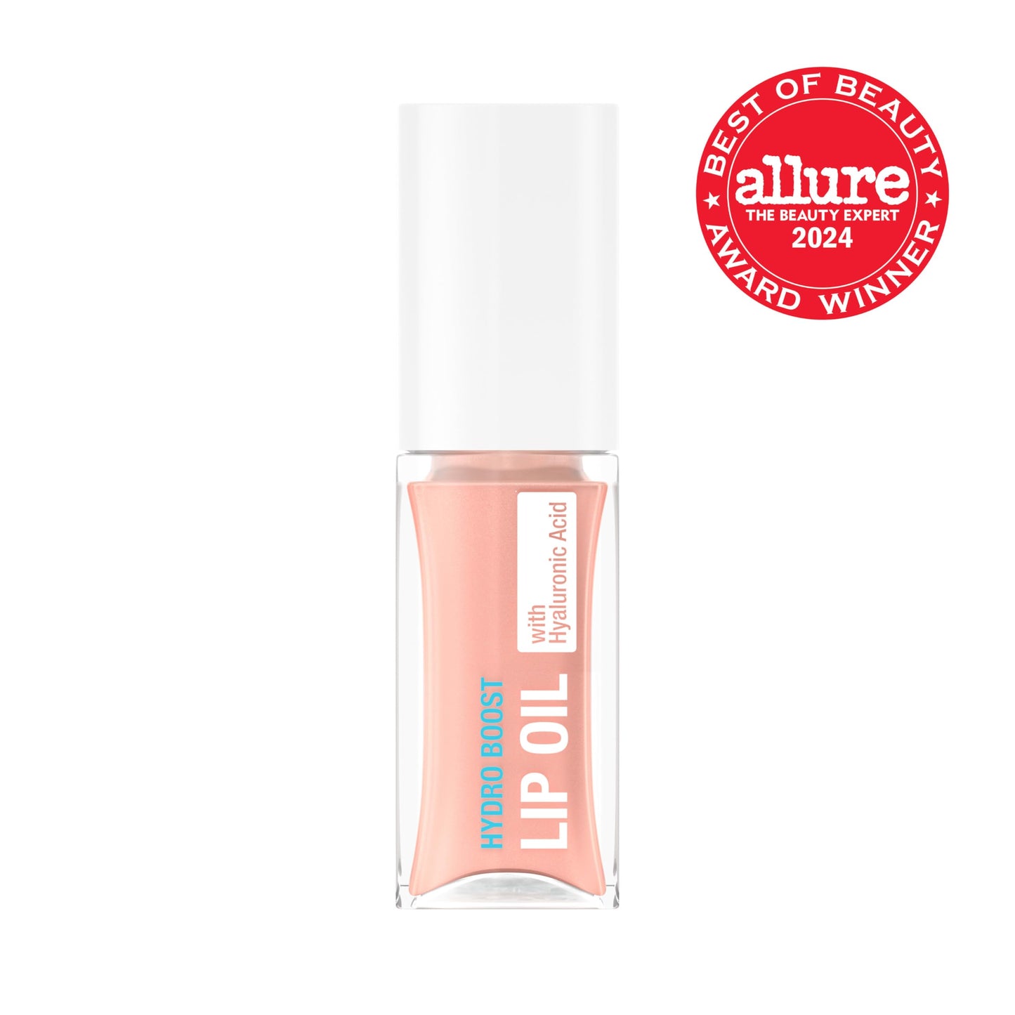 Neutrogena Hydro Boost Lip Hydration Kit with Light Pink Tinted Lip Oil and Clear Overnight Lip Sleeping Mask, Both with Hyaluronic Acid Designed