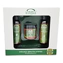 KERARGANIC Formaldehyde-Free Keratin System DIY Set: Pre-Treatment Shampoo, Hair Treatment, Post-Treatment Mask with Argan Oil - (4oz each)