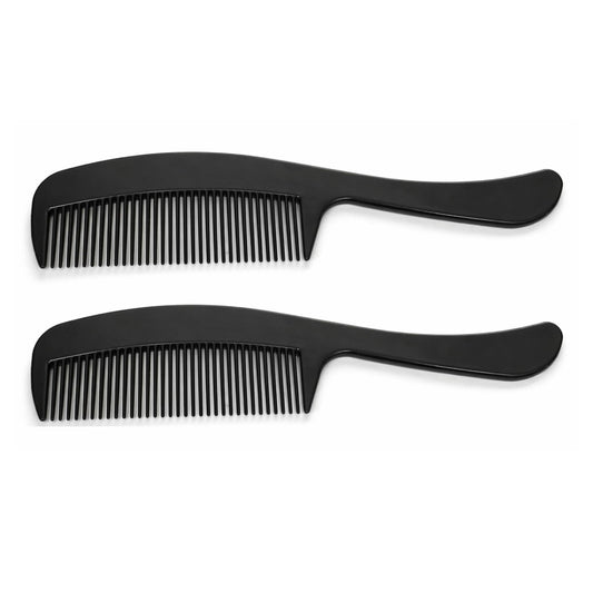 GENTS Mustache & Beard Comb or Fine Tooth Black Comb for Men Travel Comb 4.7" Pocket Size Fine Tooth Plastic Comb for Grooming, Styling & Daily Use (2 Beauty and Personal Care G.B.S