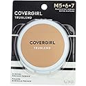 Covergirl TruBLEND Pressed Powder 4 Translucent Medium .39oz, Medium 4 (Pack of 4)4