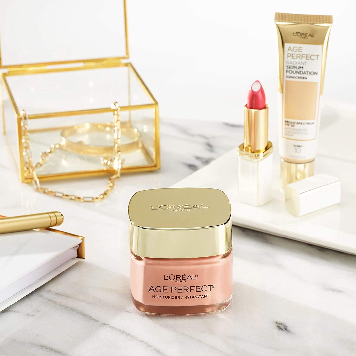 L'Oreal Paris Age Perfect Rosy Tone Anti-Sagging Face Moisturizer, Renew & Revive Healthy Tone, 1.7 oz (Packaging May Vary) Beauty and Personal Care L'Oreal Paris