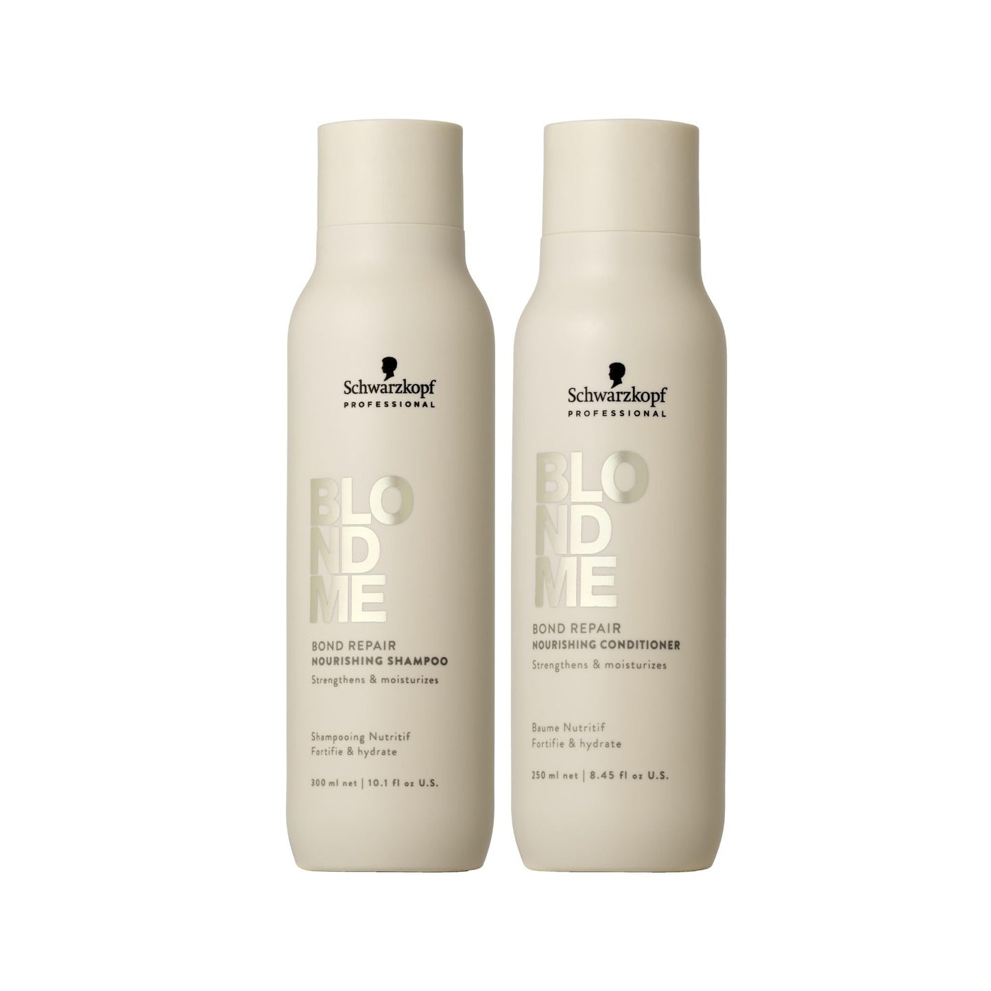 BLONDME Bond Repair Nourishing Shampoo & Conditioner Bundle | Cleanse, Hydrate & Detangle for Strong, Healthy Blonde Hair, Everyday | Strengthens Hair