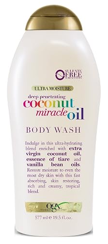 Ogx Body Wash Coconut Oil Miracle 19.5 Ounce (577ml) (6 Pack)
