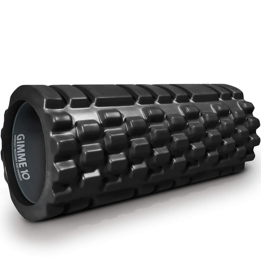 3-Zone Textured Foam Roller - Medium Density, 500 lb Capacity, Ultra-Light 12.5” Design for Deep Muscle Massage, Built to Last with Patented…