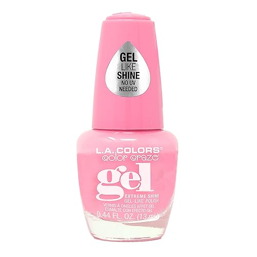 L.A. COLORS Color Craze Extreme Shine Gel Polish, Gossip CNL221