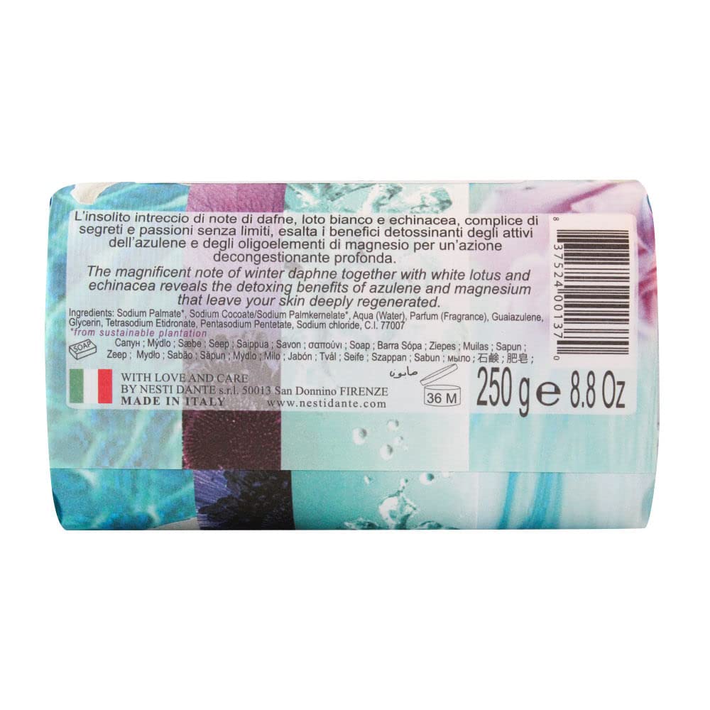 Nesti Dante Philosophia Natural Soap, Detox/Winter Daphne/White Lotus and Echinacea With Azulene and Oligoelements, 8.8 Ounce Beauty & Personal Care Nesti Dante