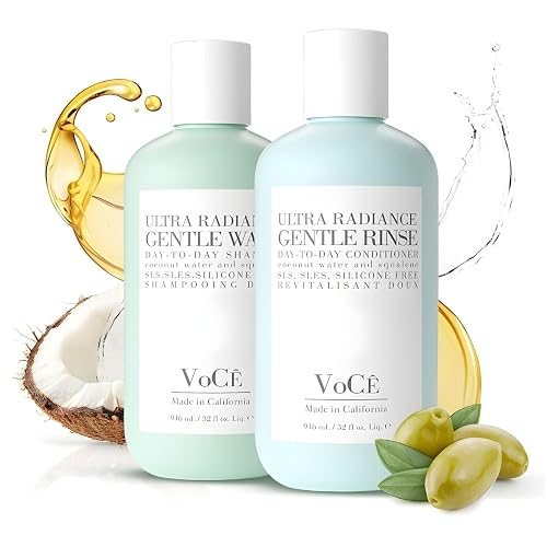 VoCÊ Haircare Gentle Shampoo & Conditioner Bundle | Daily Wash & Rinse 8.5oz