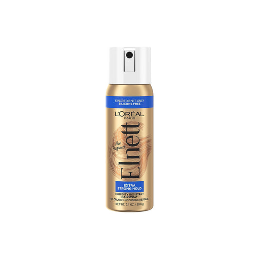 L'Oreal Paris Elnett Satin Hairspray Extra Strong Hold Travel Size 2.2 Ounce (1 Count) (Packaging May Vary)